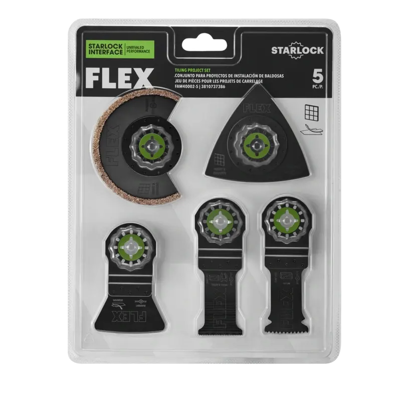 Flex Fam40002-5 Tiling Project Kit – 5-Piece Professional Set 1