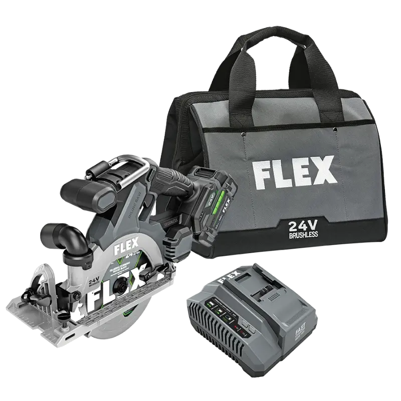 Flex Fx2131A-1C 6.5-Inch In-Line Circular Saw Kit 1