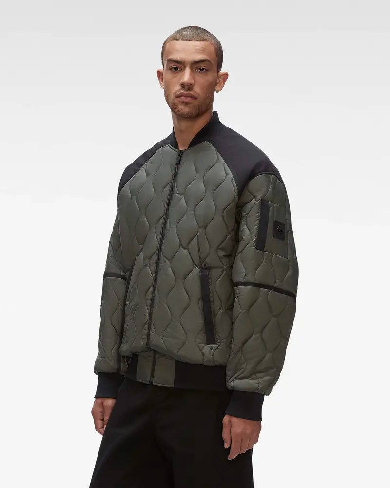 Flushing Bomber Jacket In Rich Park Green – Vintage-Inspired Silhouette 1
