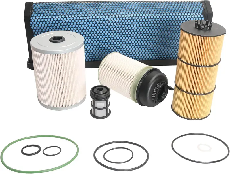 Freightliner Maintenance Filter Kit – Oil, Air, And Fuel Water Separator Set 1