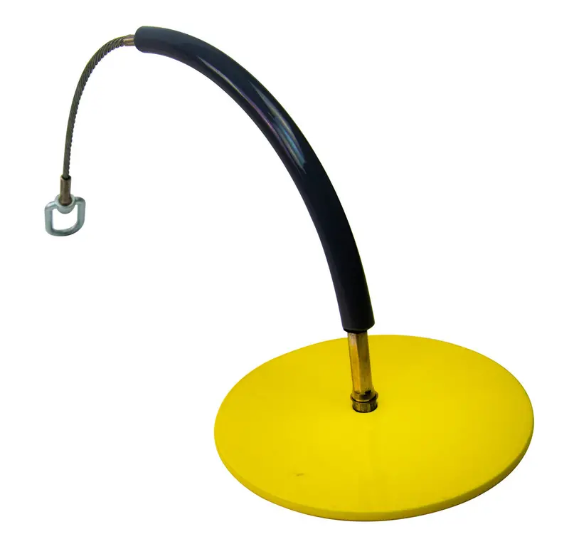 Frontline Dt1206 Drop-Through Roof Anchor – 12-Inch Round Plate With 6-Foot Cable 1