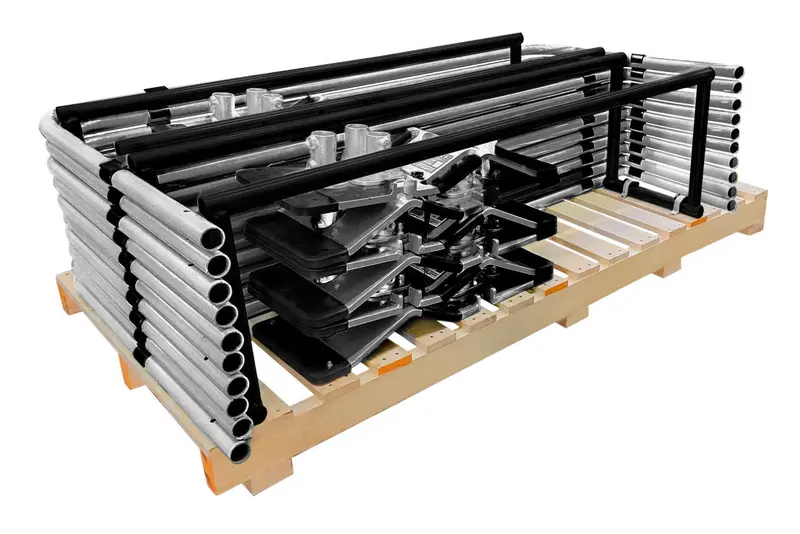 Frontline Gus05Hdg Universal 5-Foot Guardrail Kit – Complete 50-Foot Gray Assembly 1