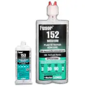 Fusor 153 Medium-Set Plastic Repair Adhesive – 1.7 Oz Tube, 3-Minute Working Time 1