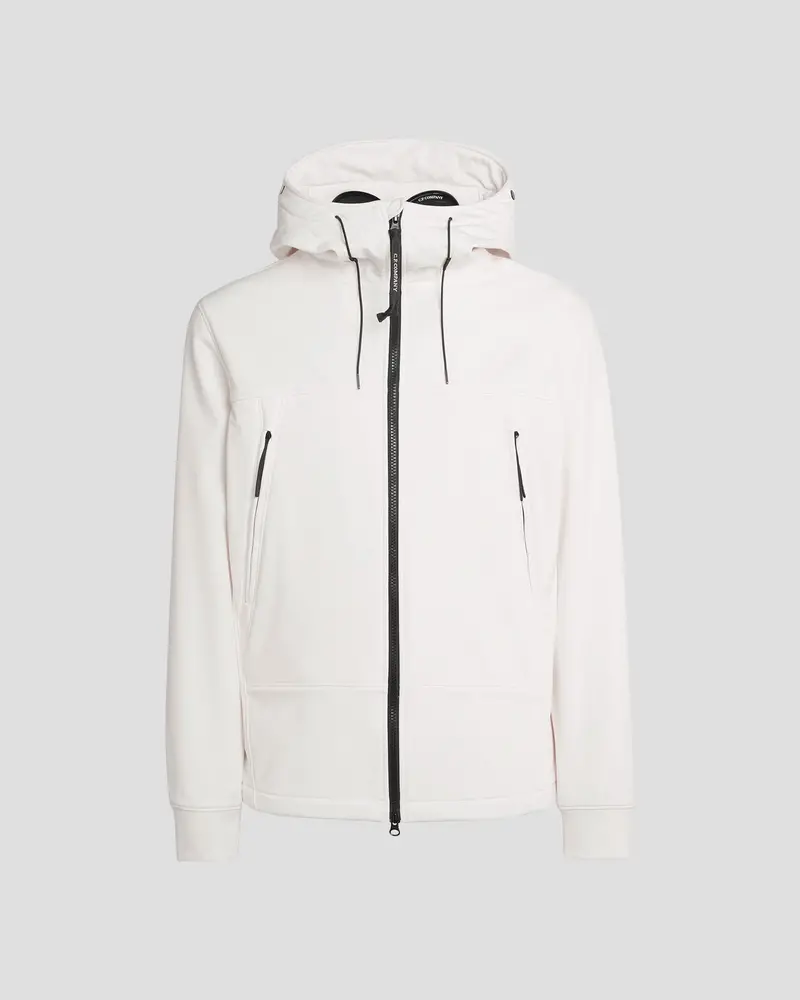 Gauze White C.P. Shell-R Goggle Jacket 1