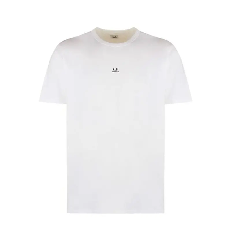 Gauze White Relaxed 24/1 Jersey T-Shirt – Soft Garment-Dye Finish 1
