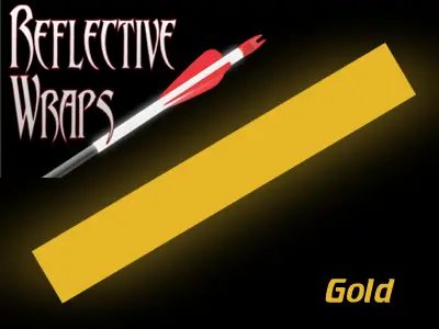 Gold Reflective Arrow Wrap – 1" X 5" Premium Metallic Accent Option 1