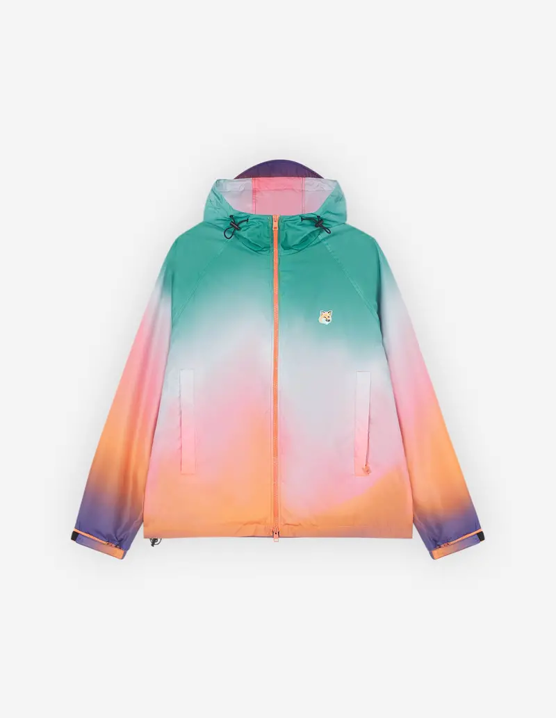 Gradient-Print Unisex Technical Windbreaker Jacket 1