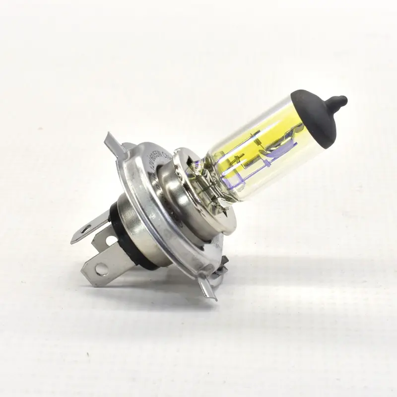 H4 Gold-Tinted Automotive Headlight Bulb – 12V, 60/55W Replacement 1