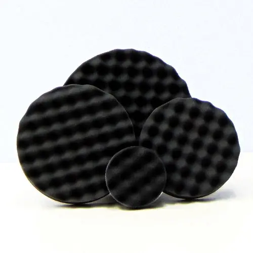 Hi-Tech Final-Pass Waffle Foam Pad – 8", Black, Double-Sided 1