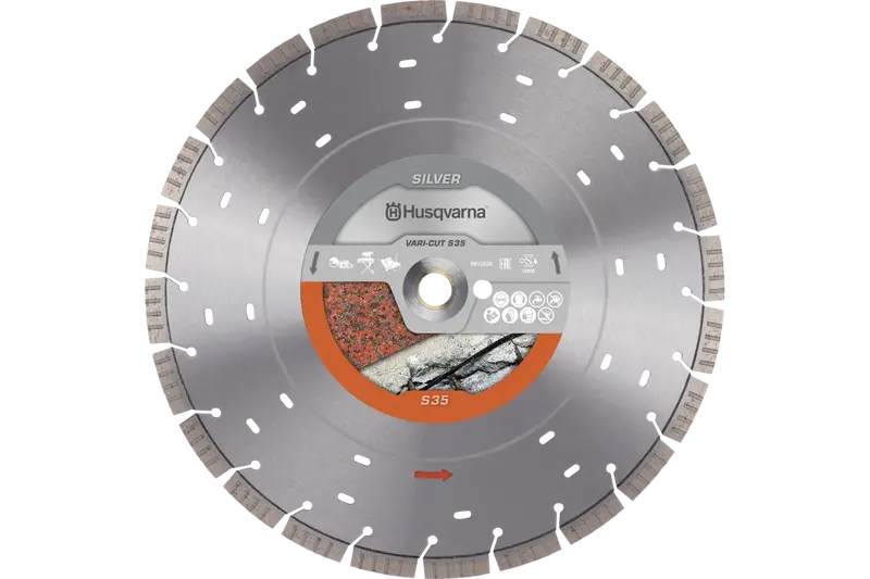 Husqvarna Vari-Cut S35 Diamond Blade For Concrete And Masonry Cutting 1