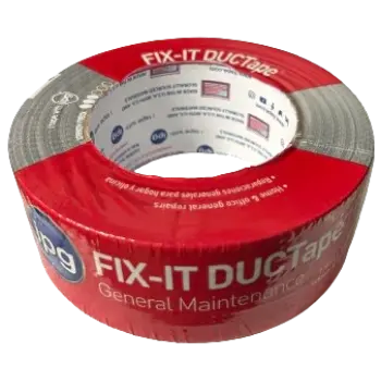 Ipg 6900 Heavy-Duty Duct Tape – 2" Width, Silver Finish, 55-Yard Rolls (24 Per Case) 1