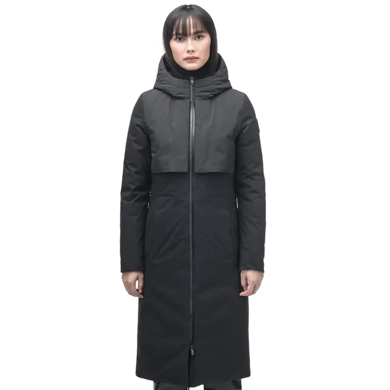 Iris Women'S Black Longline Winter Parka 1