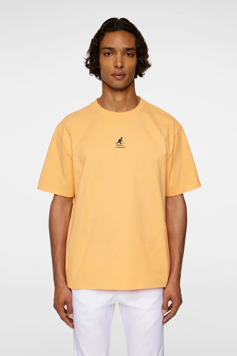 J.Lindeberg Davie T-Shirt – Mock Orange 1