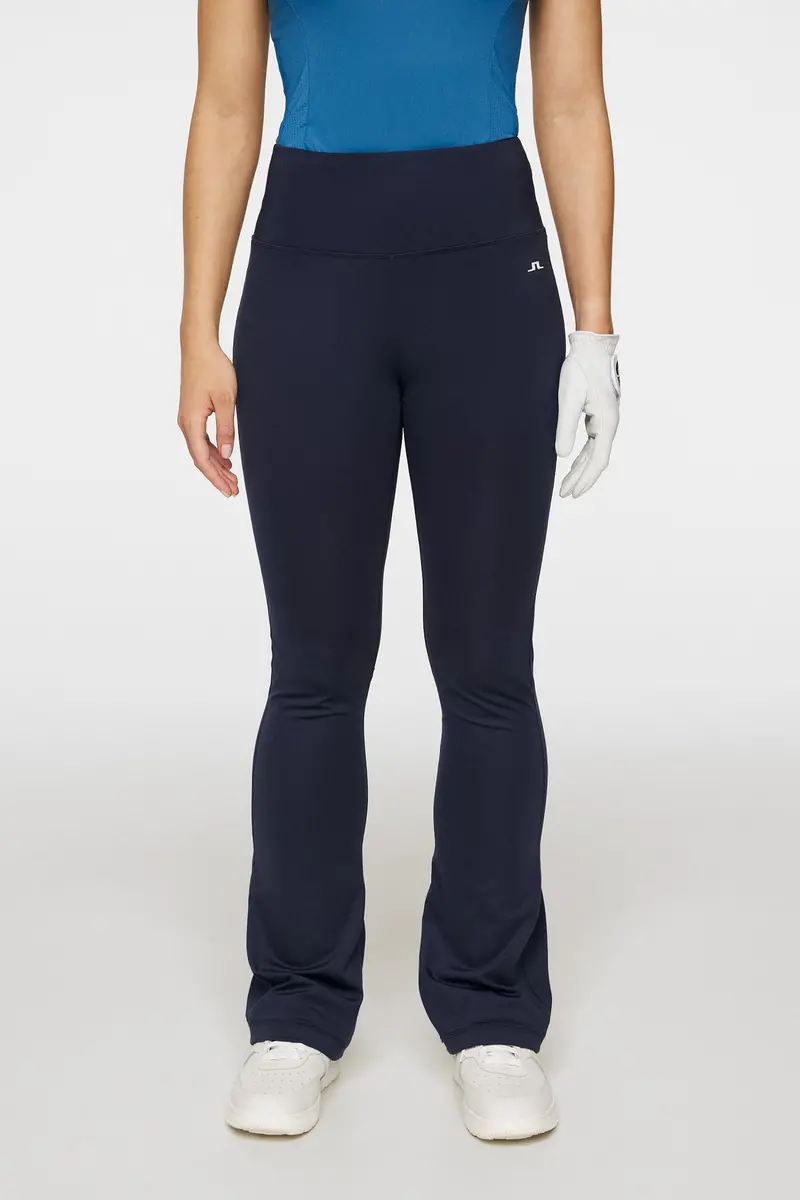 J.Lindeberg Fiona Flared Leggings In Navy Blue 1