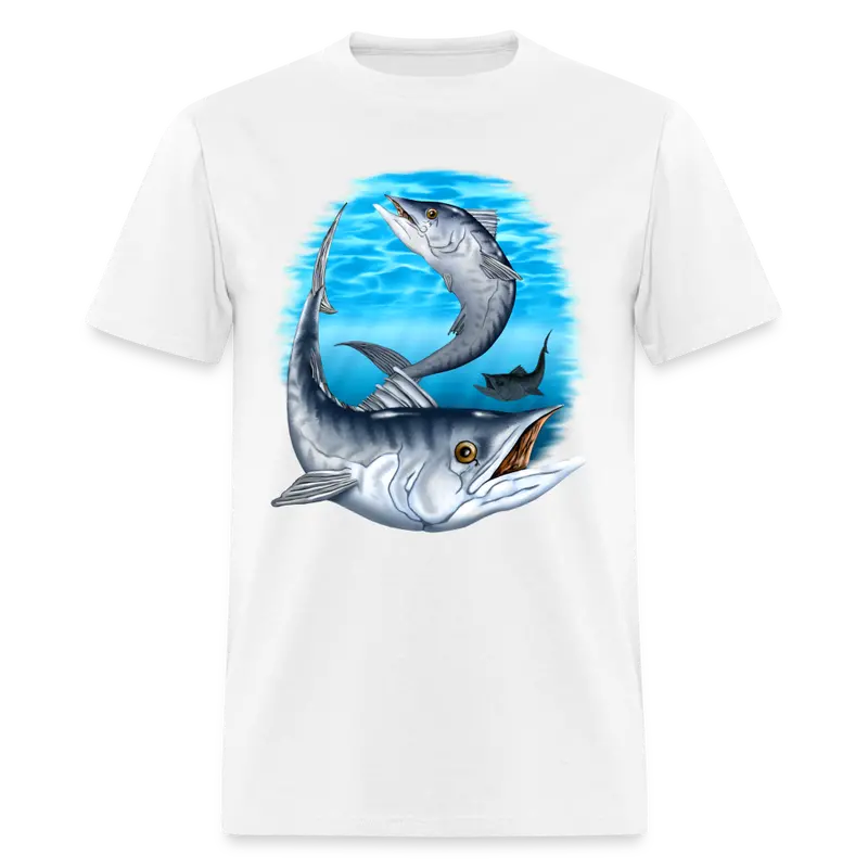 King Mackerel Underwater Scene T-Shirt 1