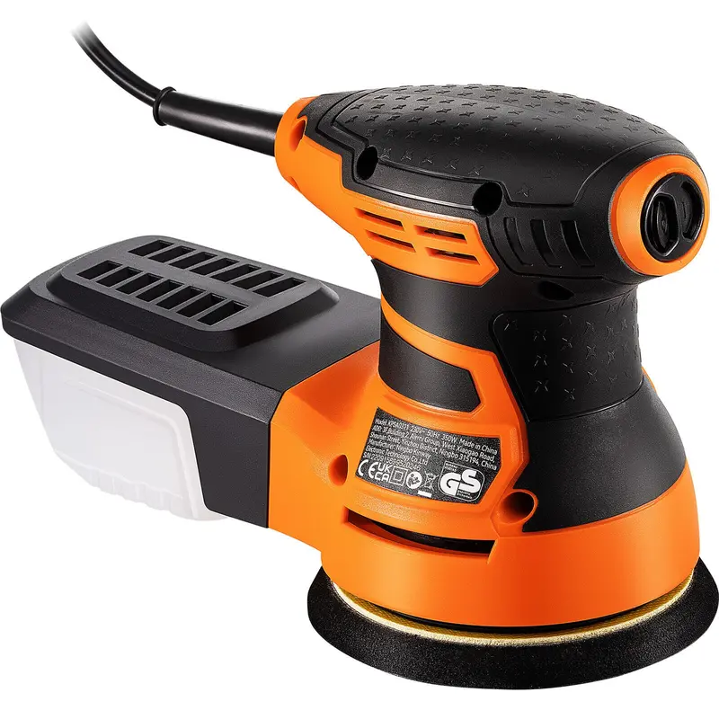 Kpsa0311 5-Inch / 6-Inch Random Orbital Palm Sander – 350W Motor With Dust Collection Box 1