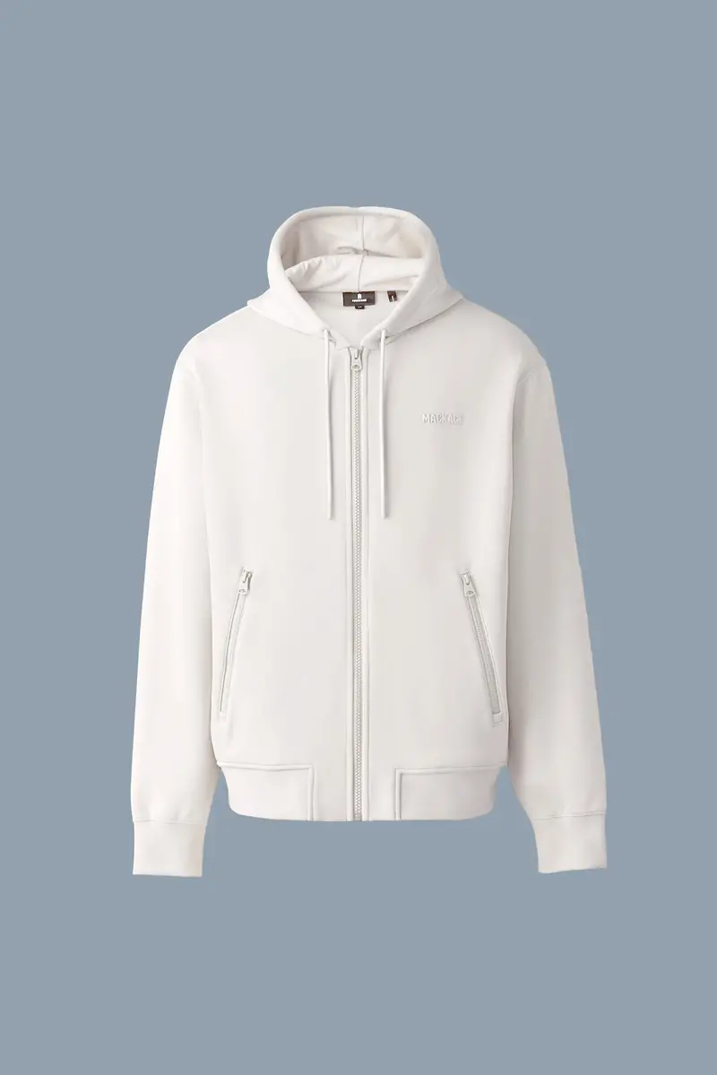 Krys-Zp Zip-Up Hoodie – Cream 1