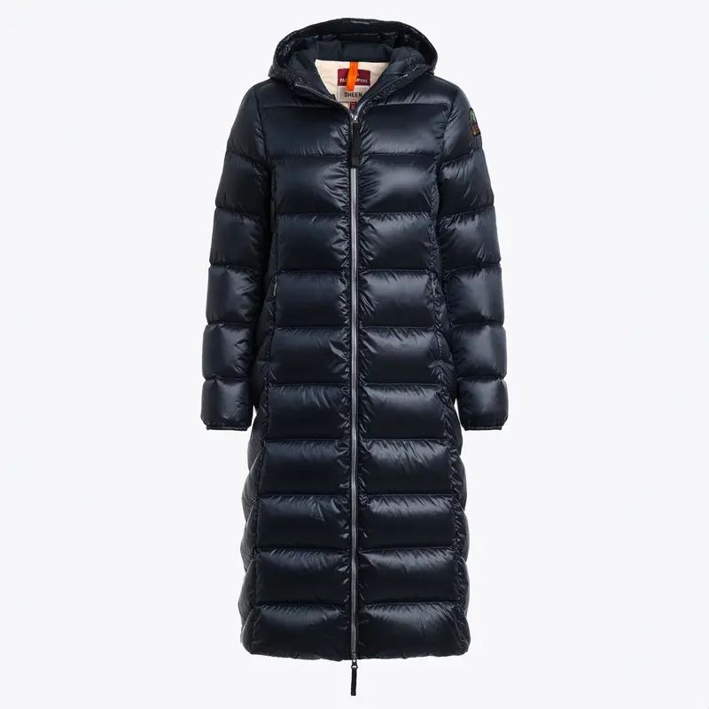 Leah Blue Navy Long Puffer Jacket 1