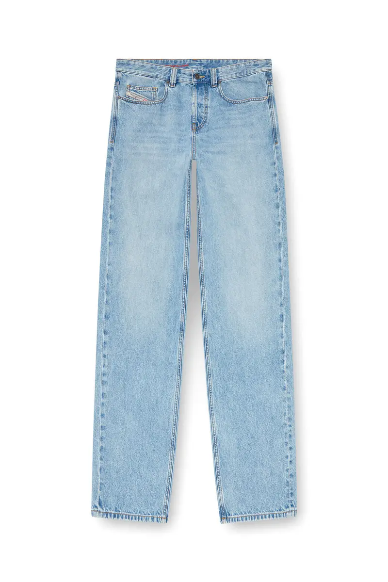 Light Blue Straight-Cut Jeans – 2001 D-Macro, Style 09I29 1