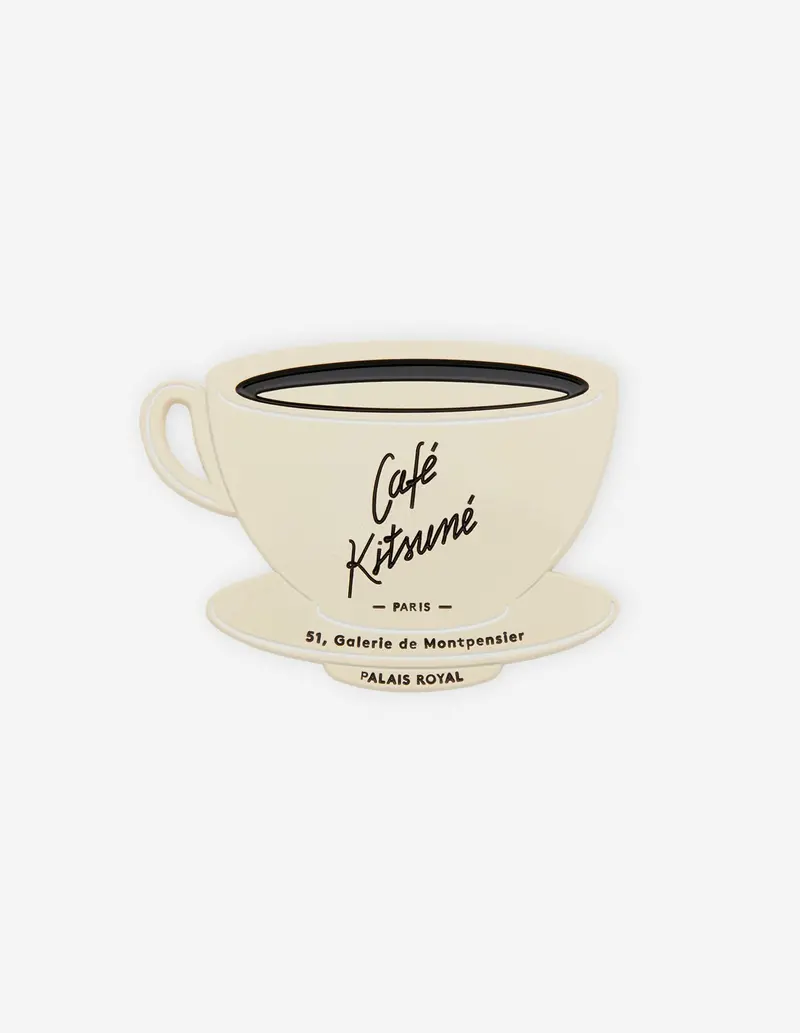 Magnet Café Kitsune Latte Cup In Matte Black 1