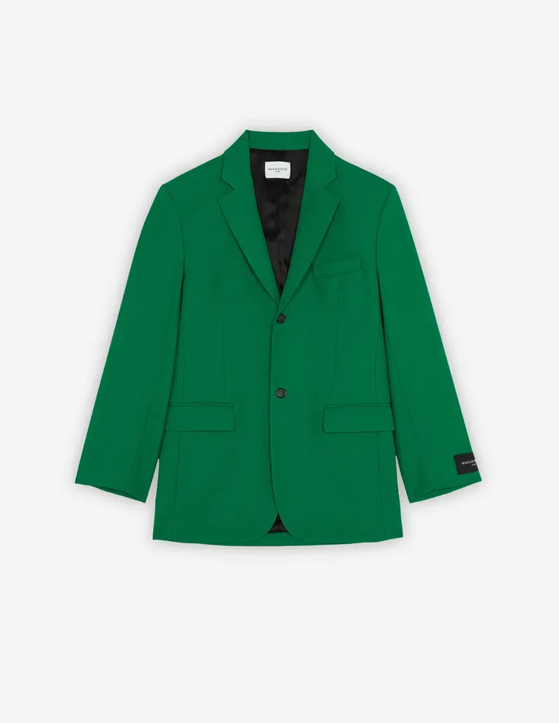 Maison Kitsuné Deep Green Two-Button Jacket 1