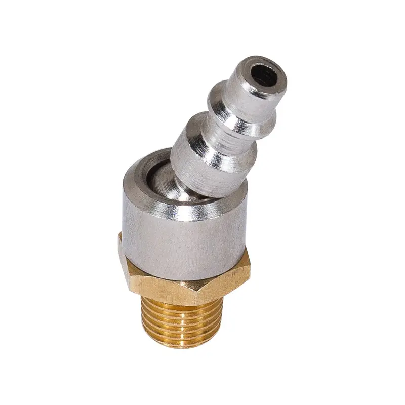 Male Swivel Air Connector – 1/4-Inch Npt, 360° Rotation 861 1