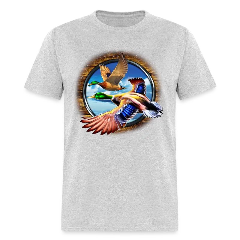 Mallard Ducks In Flight Wildlife T-Shirt 1