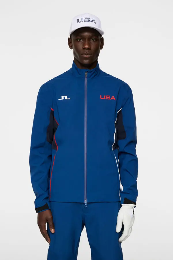 Mathieu Waterproof Golf Jacket – Estate Blue 1