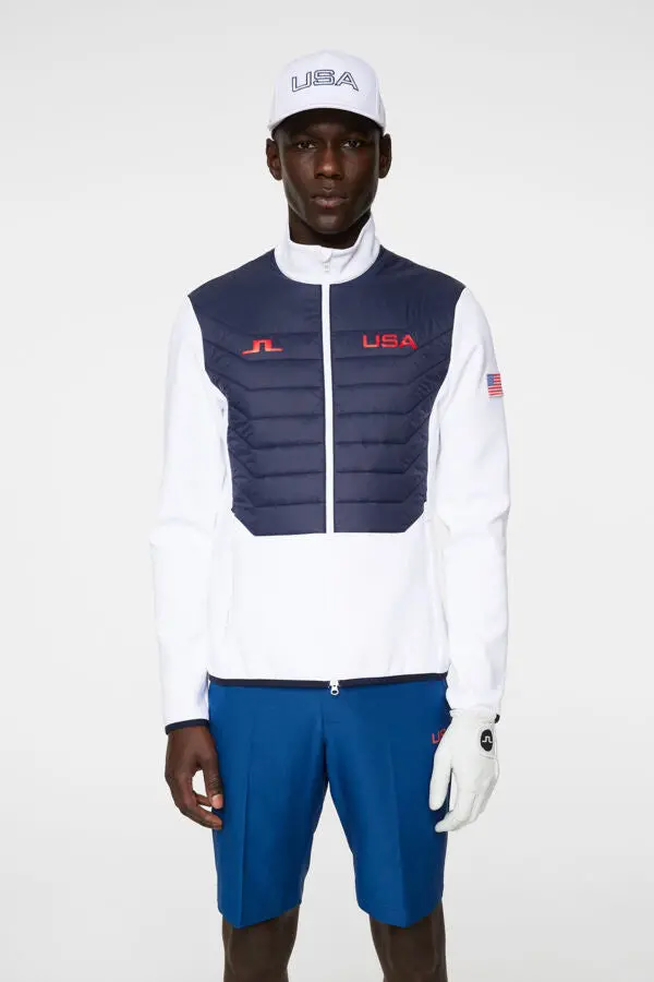 Maurice Hybrid Insulated Jacket – Classic White 1