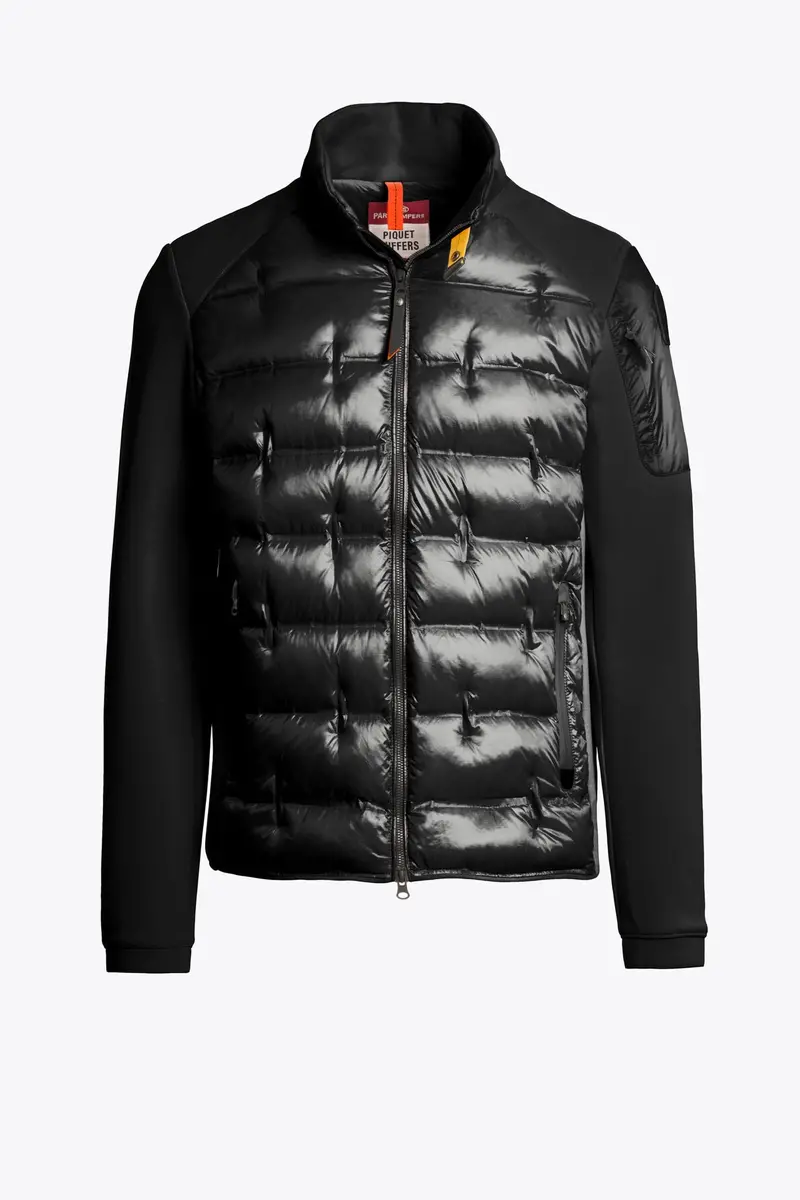 Maverick Hybrid Down Jacket – Black 1