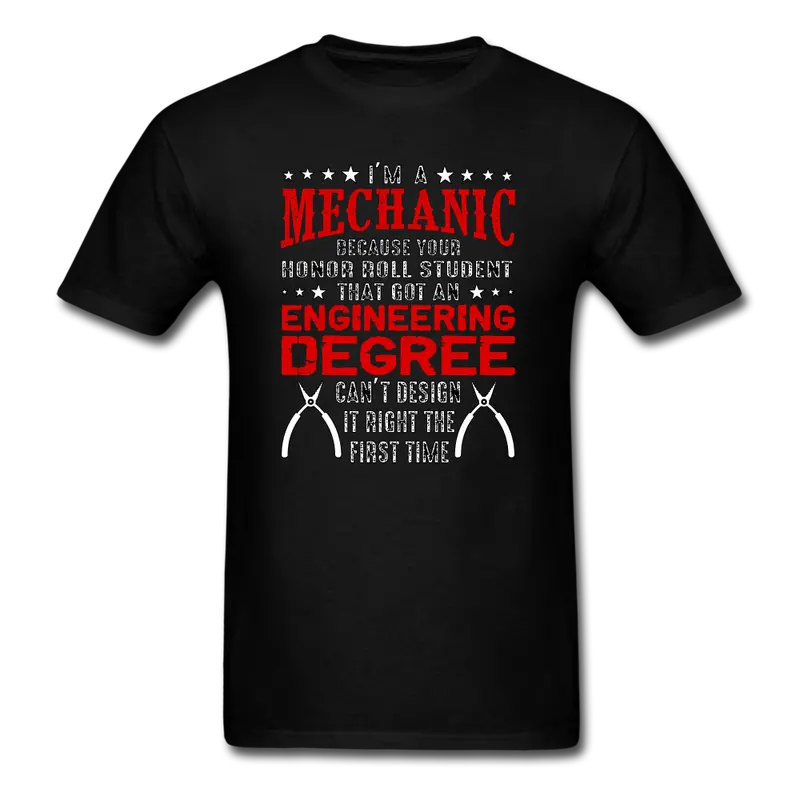 Mechanic Humor Novelty T-Shirt 1