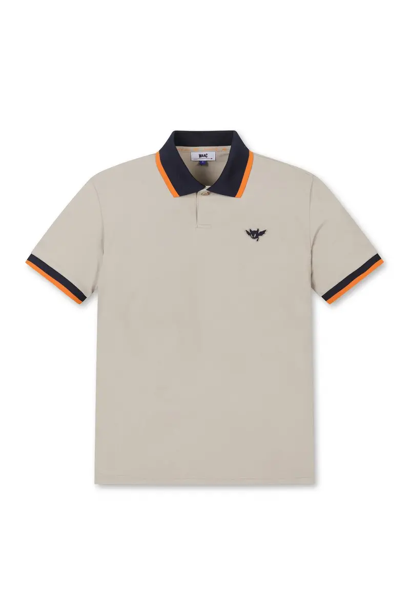 Men'S Athletic Color Rib Polo – Rich Brown 1