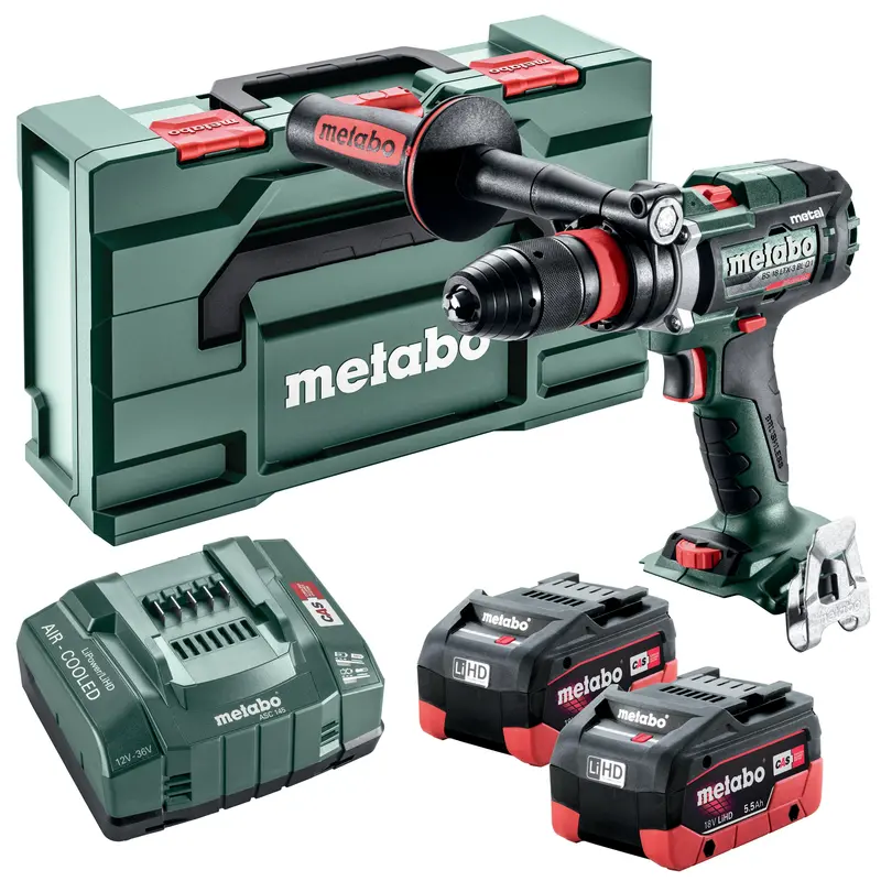 Metabo Bs 18 Ltx-3 Bl Q I Metal 5.5 Kit – 18V 3-Speed Brushless Drill/Driver Set 1