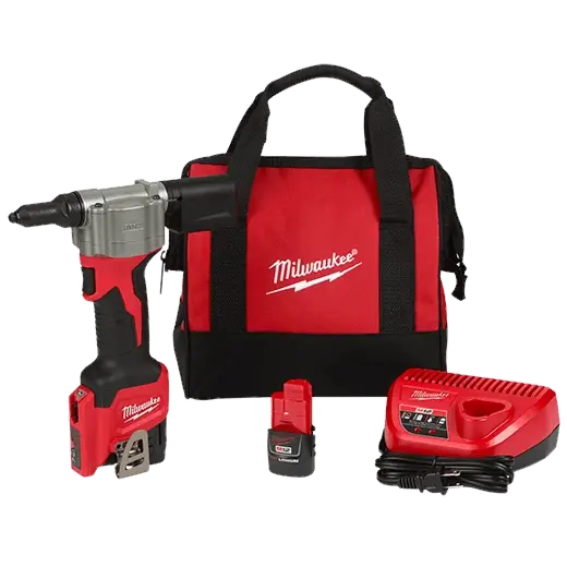 Milwaukee 2550-22 M12 Rivet Tool Starter Kit 1