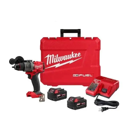 Milwaukee 2904-22 M18 Fuel 1/2-Inch Hammer Drill/Driver Kit With Battery And Charger 1