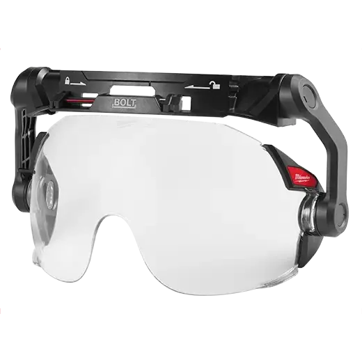 Milwaukee 48-73-1411 Bolt Clear Dual-Coated Eye Visor For Safety Helmets 1