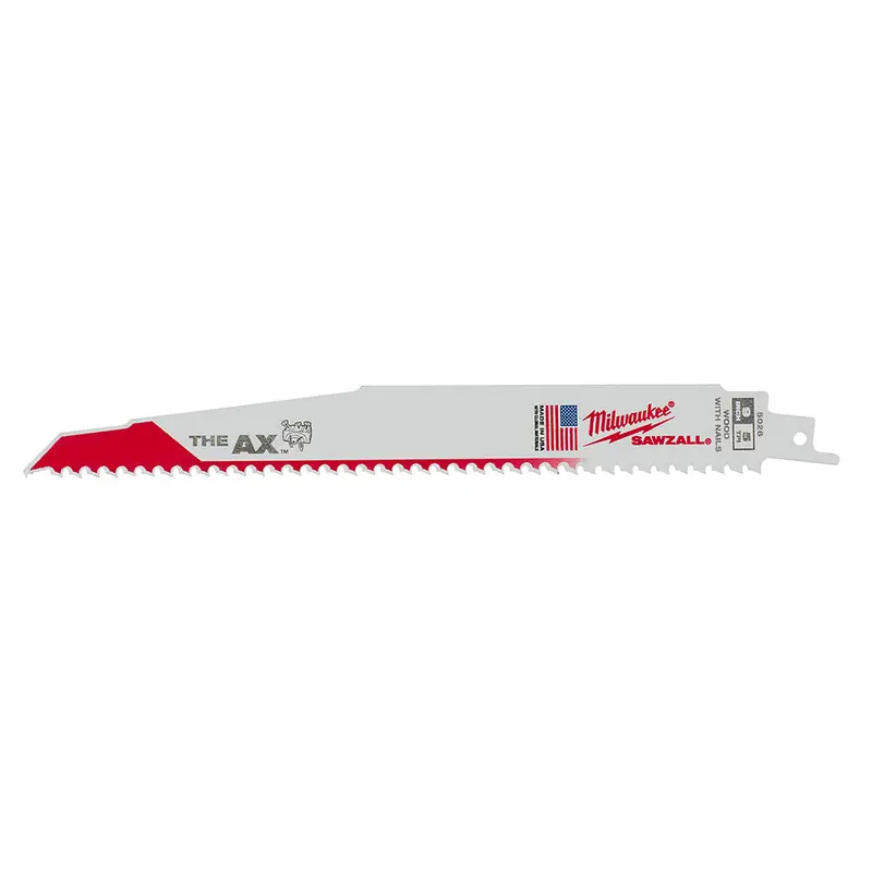 Milwaukee Ax Sawzall Blade – 9-Inch, 8 Tpi, 5-Pack 1