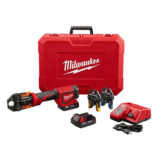 Milwaukee M18 Force Logic Short-Throw Press Tool Kit – Includes Viega Pureflow Jaws 1