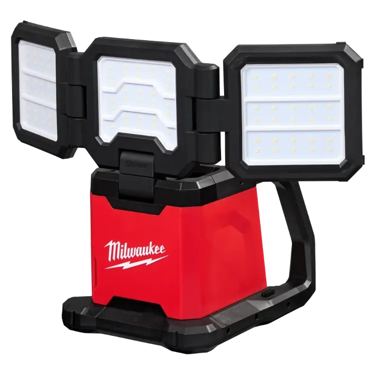 Milwaukee M18 Rover Dual-Power Triple-Panel Flood & Area Light (2368-20) 1