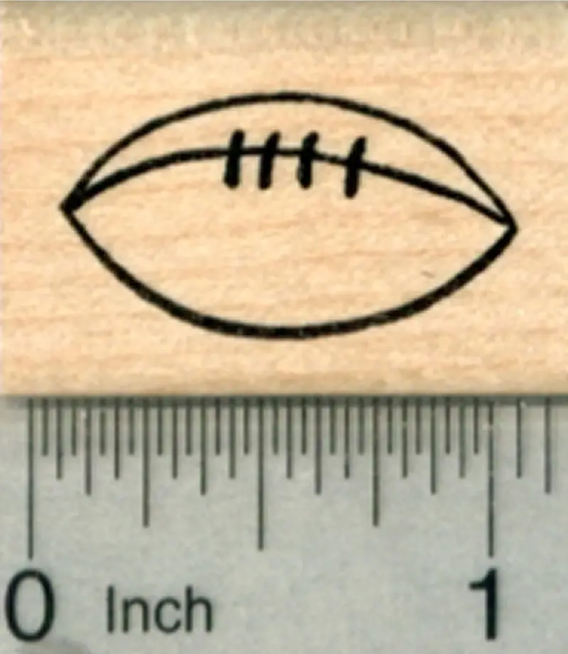 Mini Football Rubber Stamp – Sports Theme 1