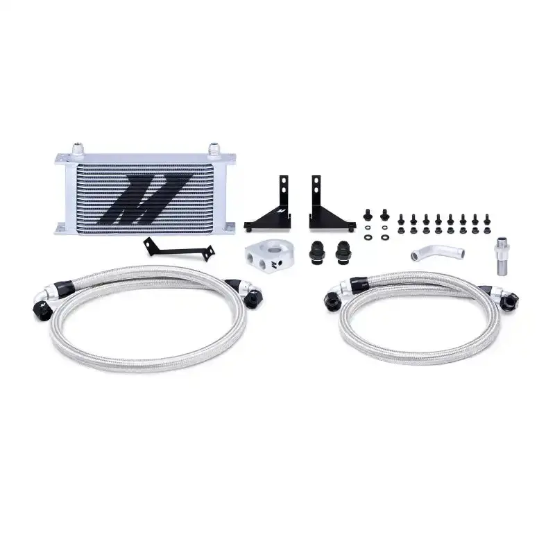 Mishimoto Non-Thermostatic Oil Cooler Kit – Silver, For 2014–2016 Ford Fiesta St 1