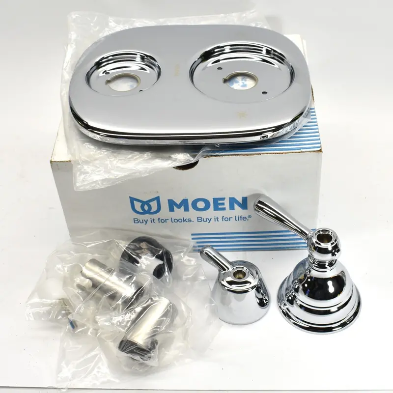 Moen T4111 Kingsley Chrome Shower Valve Trim Kit – Includes Handle And Escutcheon 1