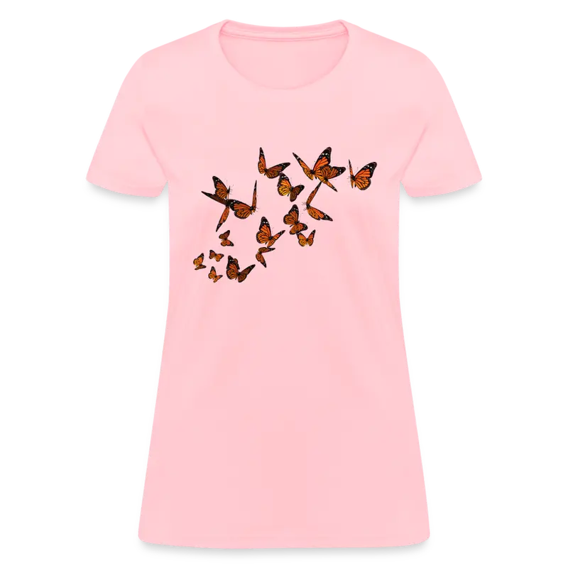 Monarch Butterfly V-Neck T-Shirt – Women’S Nature-Inspired Tee 1
