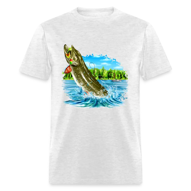 Muskie Lake Fishing T-Shirt 1