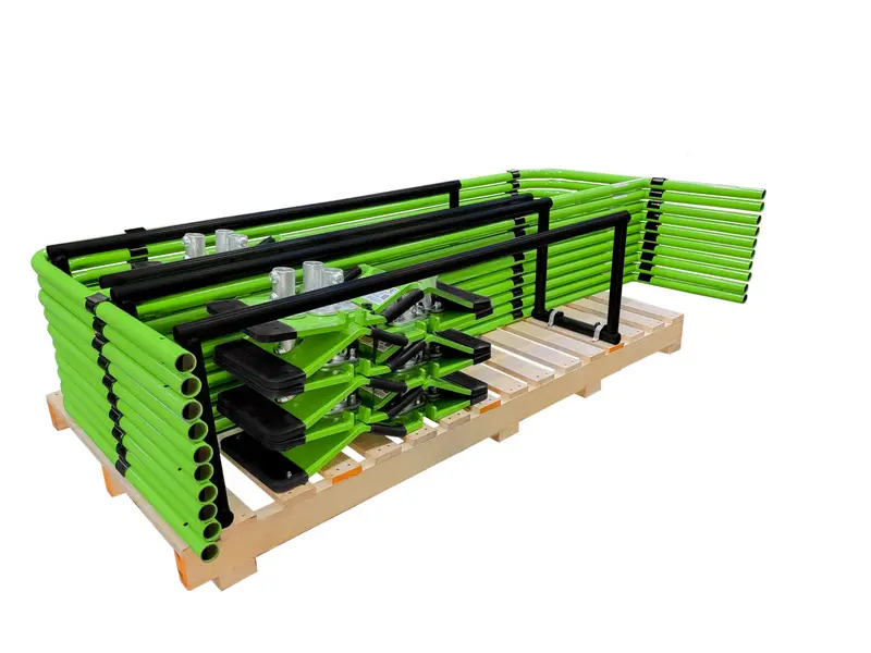 Non-Penetrating Frontline Guardrail System – 75-Foot Complete Installation Kit 1