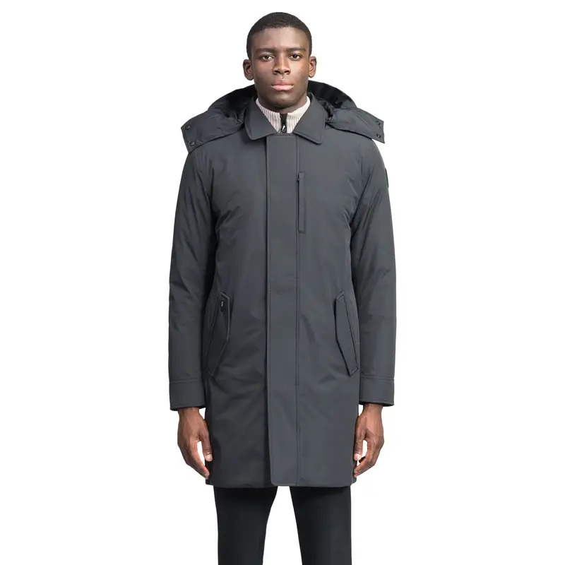 Nord Tailored Men'S Trench Coat In Classic Black 1