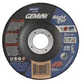 Norton Gemini/Rightcut Cut-Off Disc – 4.5" X 0.045", Extra-Coarse Aluminum Oxide (66252842026) 1