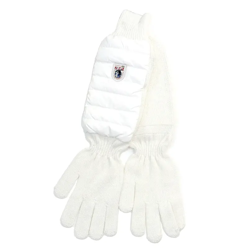 Off-White Puffer Gloves For Men And Women 1