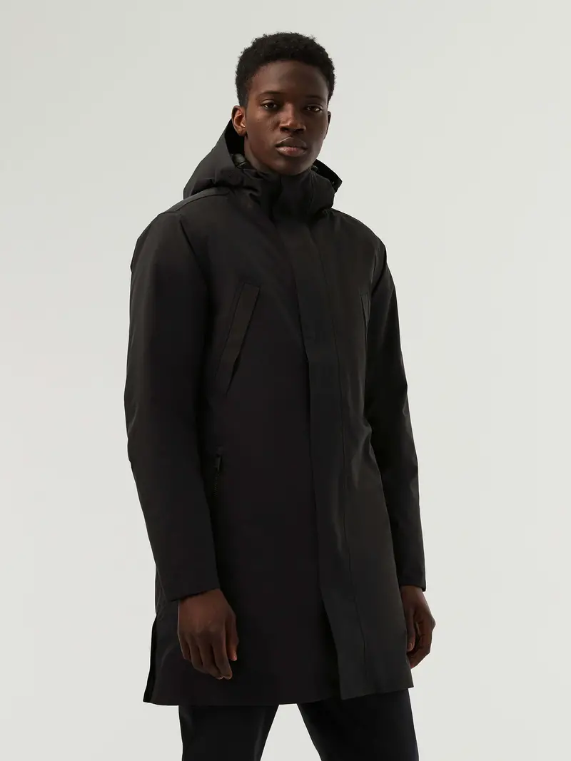 Packable Waterproof Taurobran® Parka In Black – Koov V8.Y6.02 1
