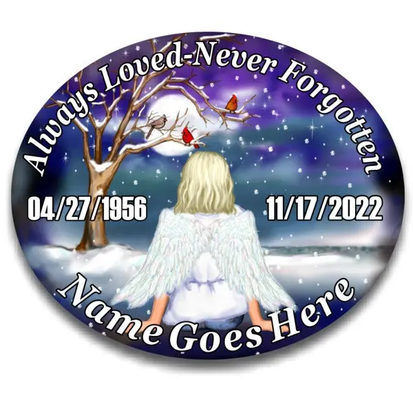 Personalized Angel Memorial Decal For Loved Ones 1